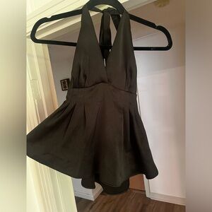 Halter backless tank